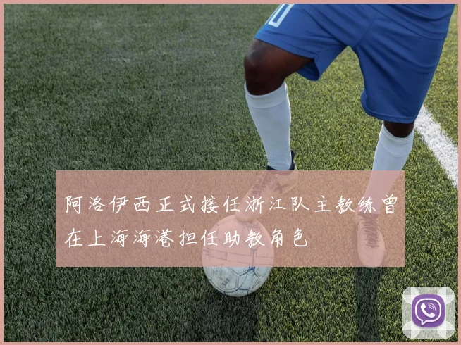 阿洛伊西正式接任浙江队主教练曾在上海海港担任助教角色