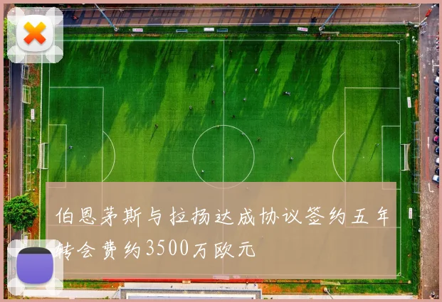 伯恩茅斯与拉扬达成协议签约五年转会费约3500万欧元